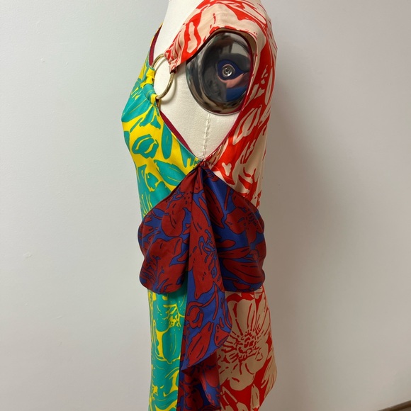 Diane Von Furstenberg Silk tropical summer top - Picture 2 of 7